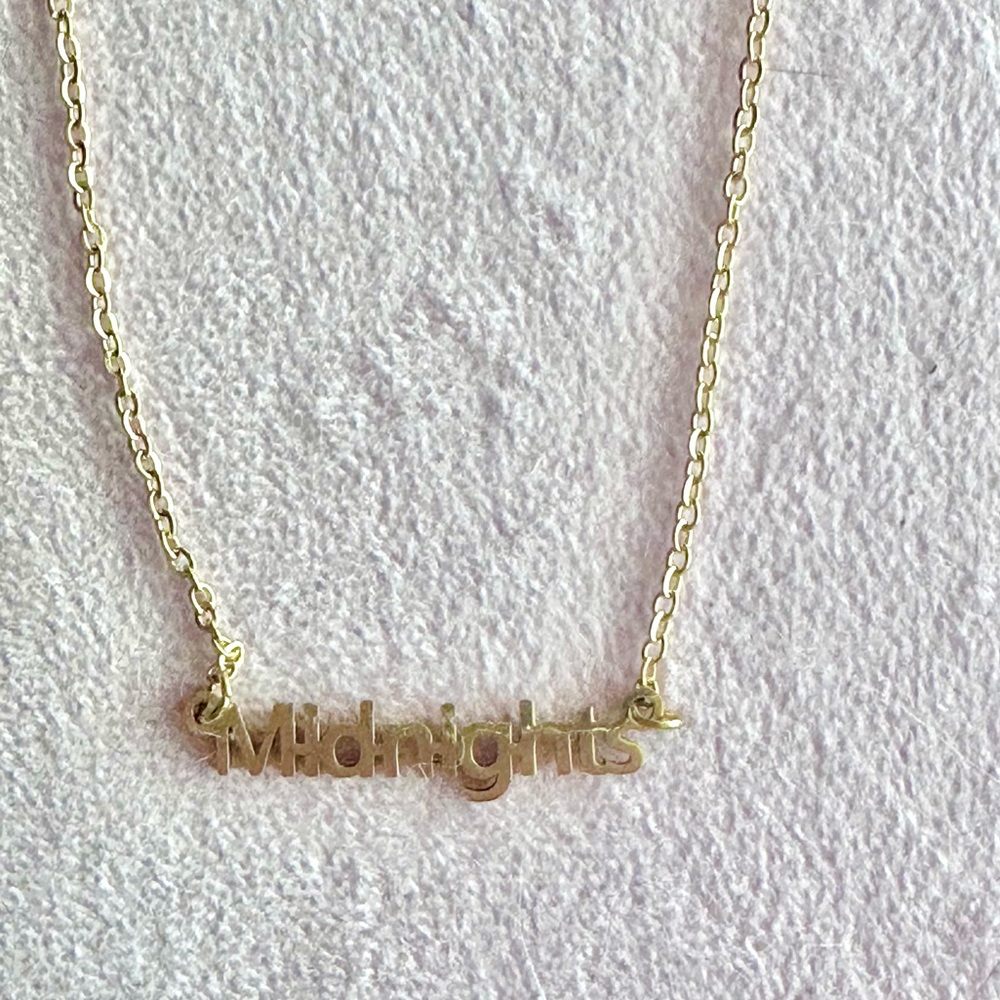 Taylor swift Midnights Eras Tour necklace